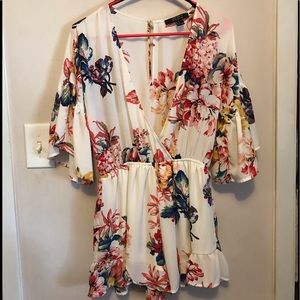 Floral Forever 21 romper